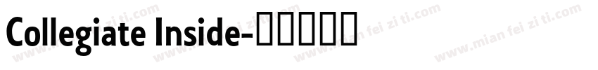 Collegiate Inside字体转换